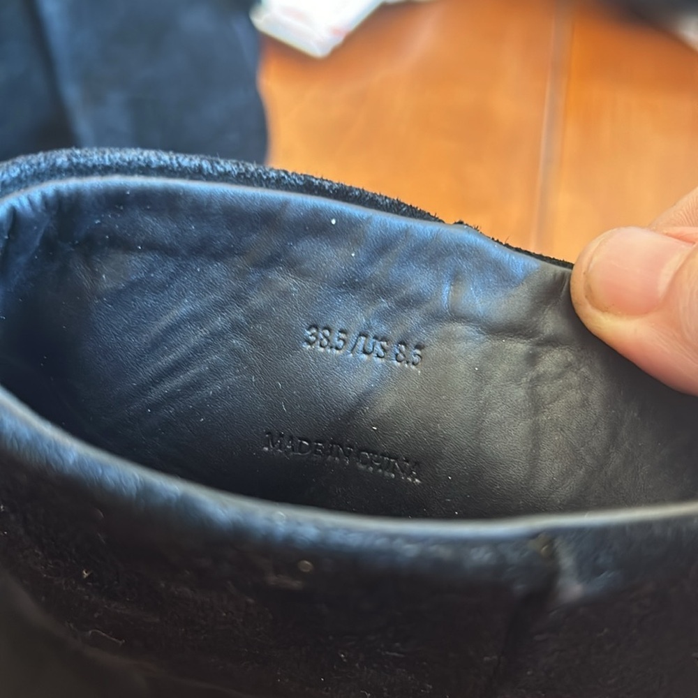 Rag & Bone black suede booties size 8.5 - Picture 9 of 10